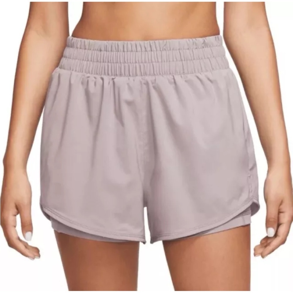 Nike One Women's Dri-FIT High-Waisted 3" 2-in-1 Shorts